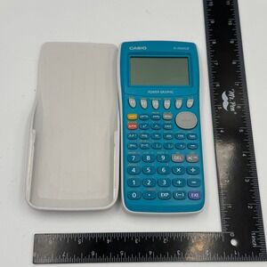 Casio fx-7400GII Power‎ Graphic Calculator Teal Blue White Graphing Calculator